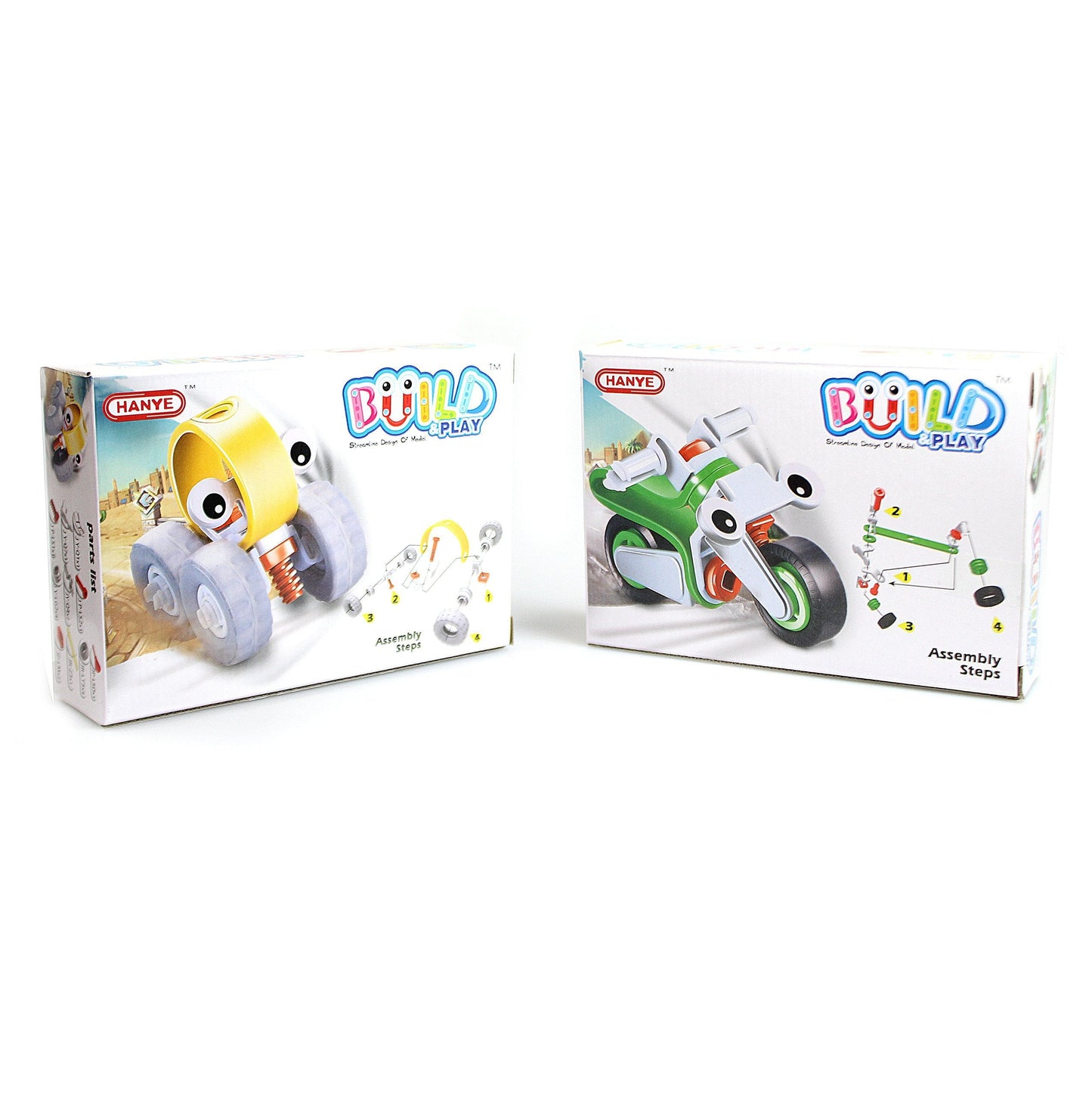 Children's Toy Build & Play Car Bike Assorted Designs 4553