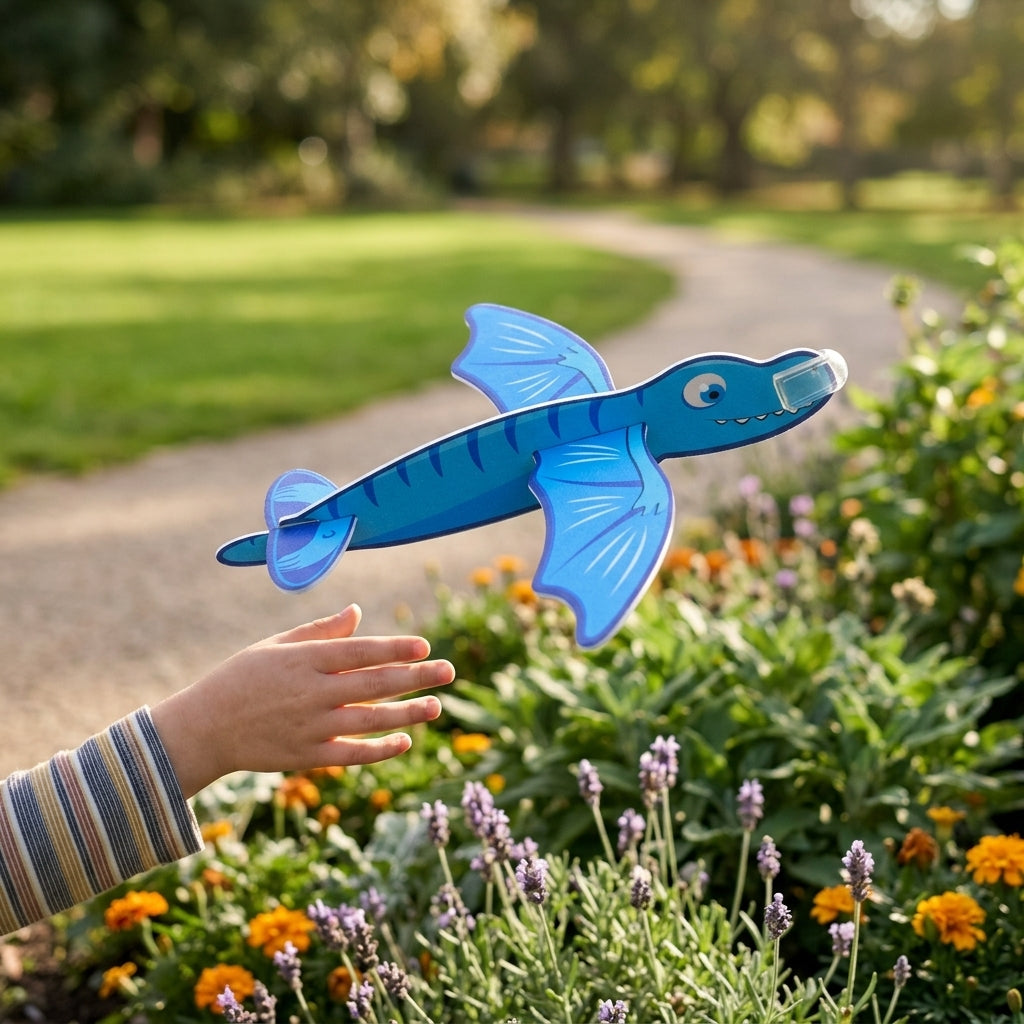 Dinosaur Gliders 17cm Assorted Designs Single Unit Flying Toy SKU R35367 A