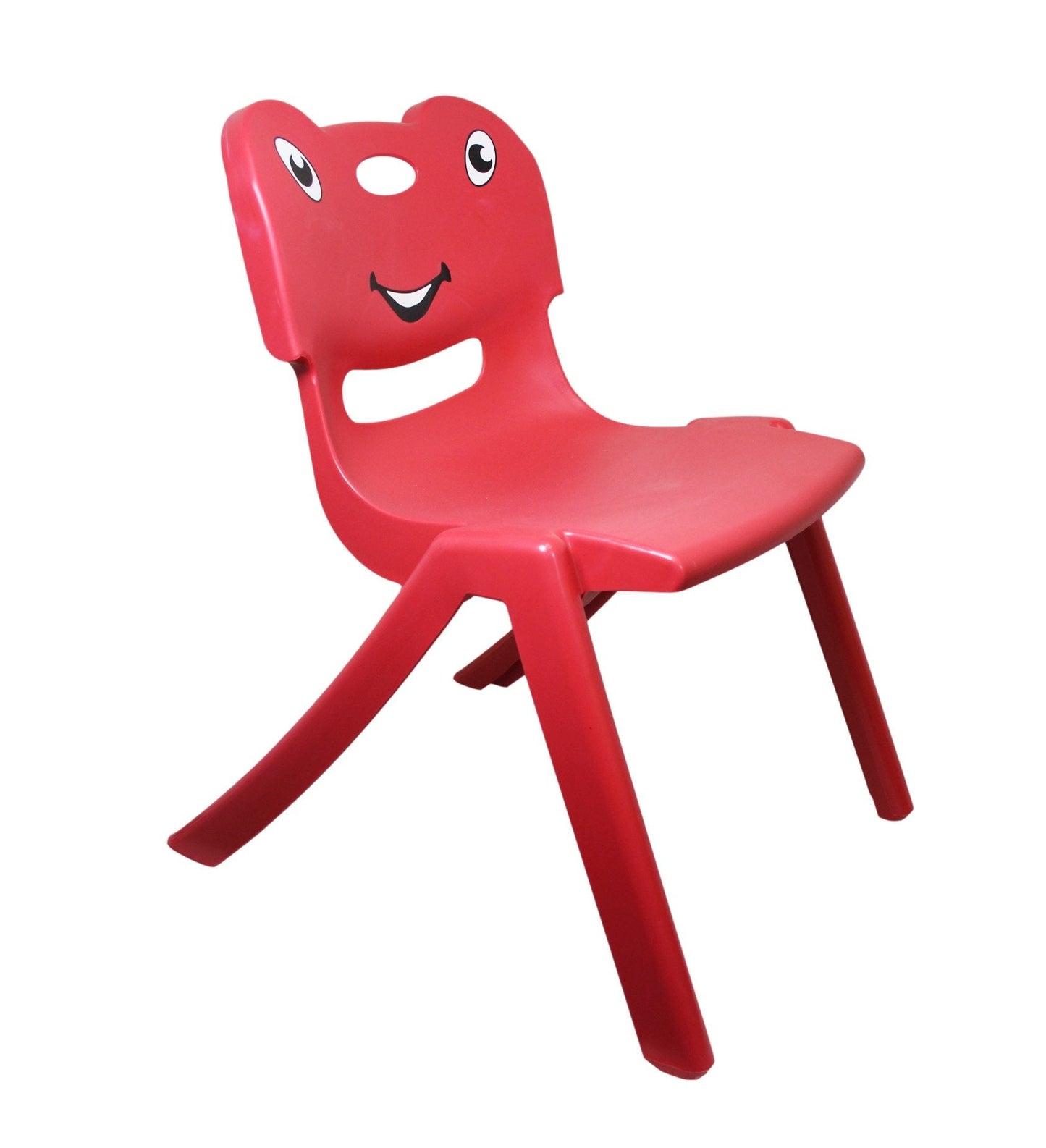 Gizem Children's Plastic Chair 50 x 26 cm Frog Animal Design Assorted Colours CT031 A