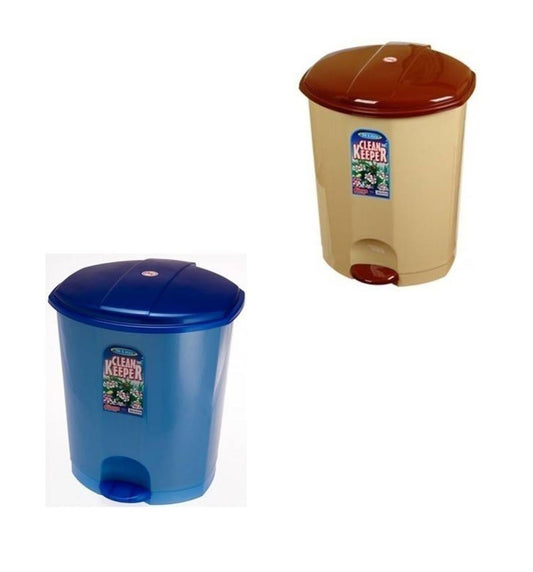 Home Kitchen Rubbish Pedal Bin Clean Keeper Mixed Colour Pedal Bin 5 Litre x 1 D01010/PB5