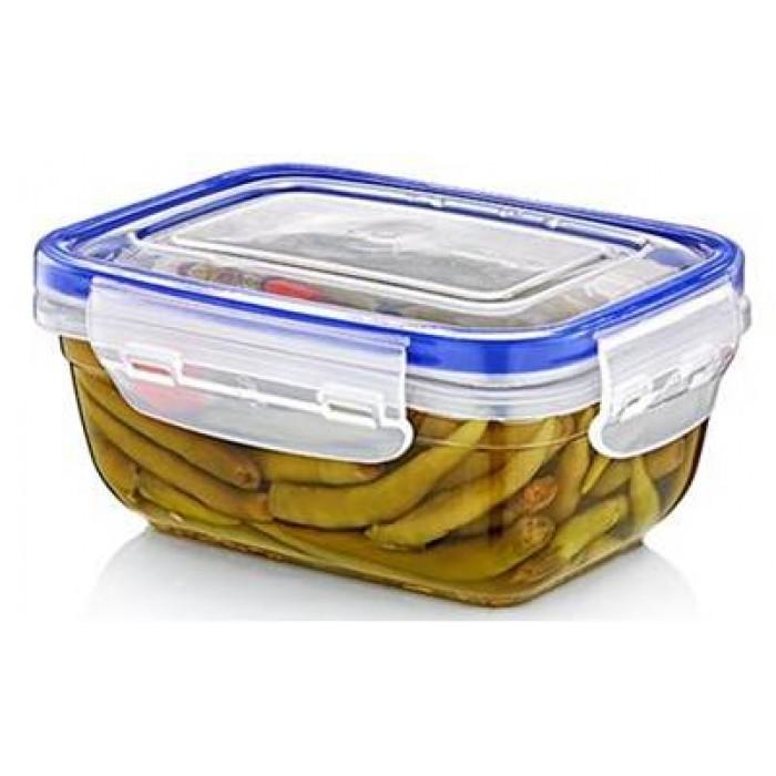 Rectangular Clear Plastic Food Storage Container with Sealing Lid 2300ml D30114