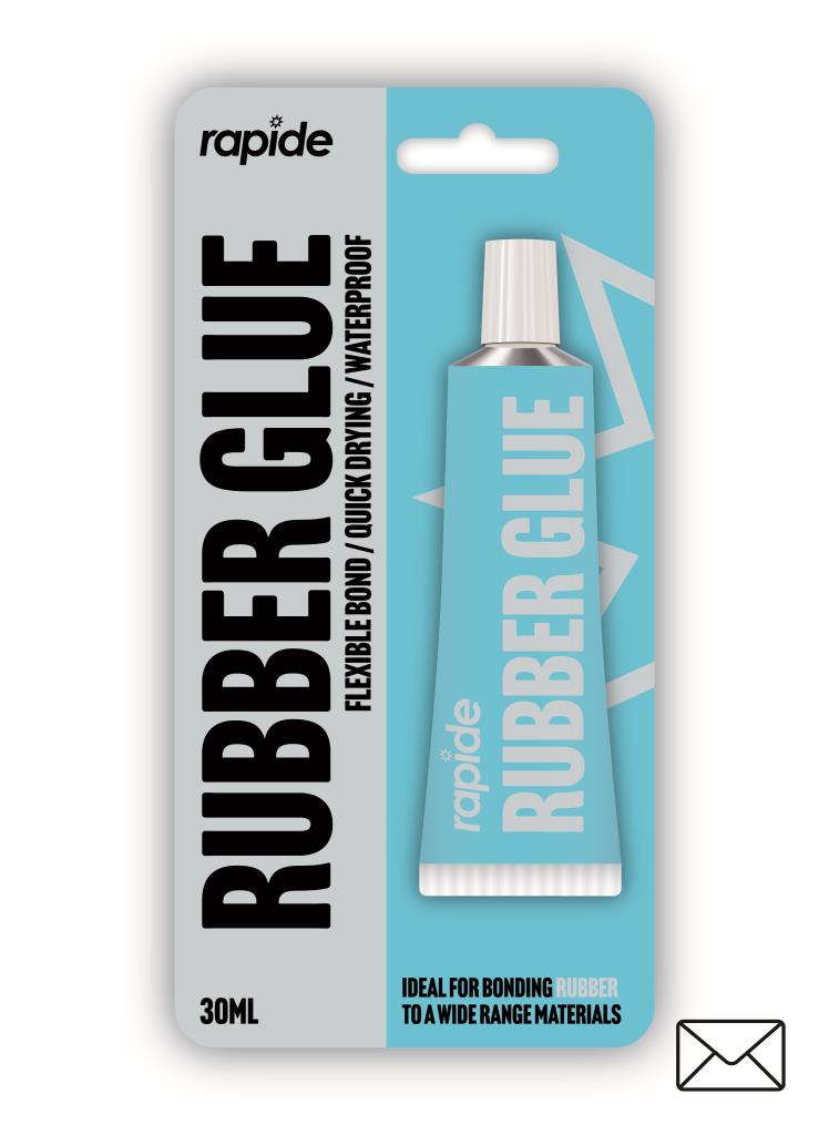 Rapide Rubber Glue 30ml Flexible Waterproof Adhesive SKU 2944