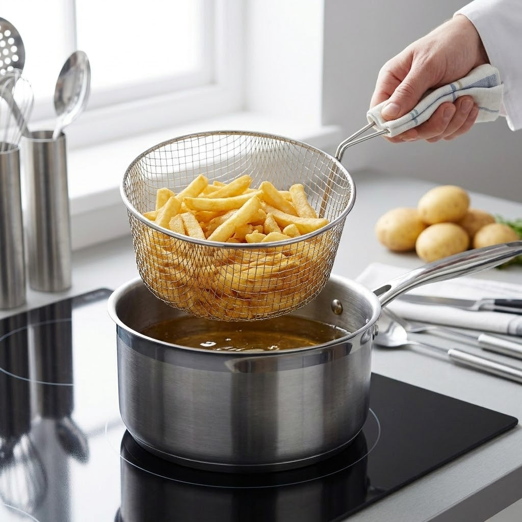 8 Inch Chip Pan, 162g, 36x21x17cm – SKU CP8