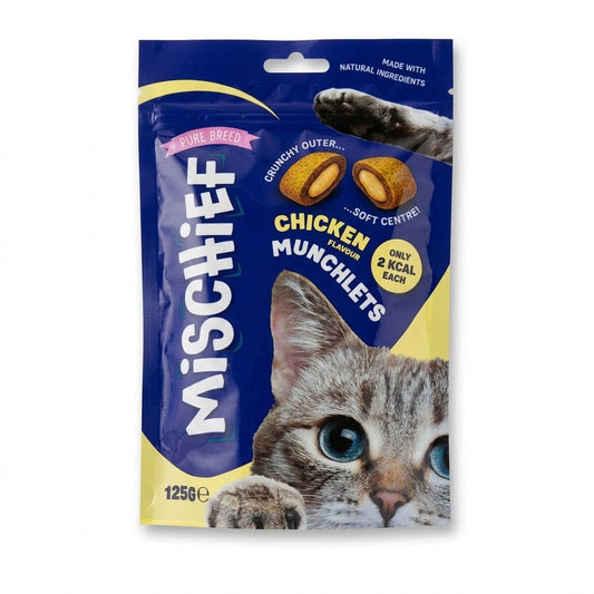 Chicken Flavour Pillow Cat Treats (Mischief) 125g SKU 324661