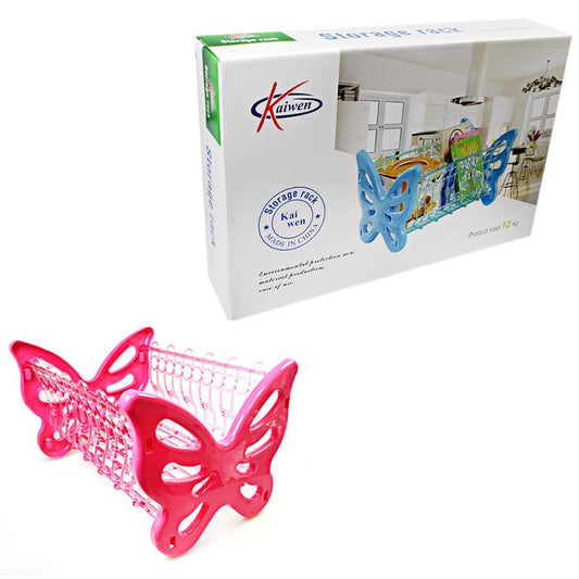 Butterfly Shaped Fruit Vegetable Kitchen Rack 32 cm Assorted Colours 2543