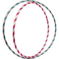 Multicolour Glitter Hula Hoop Fitness Exercise Game Workout Hula Hoops Activity 55cm 0733 H55