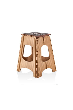 Plastic Folding Stool Home 46 x 37cm Assorted Colours KOD707