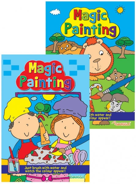 Children's Craft Magic Painting Book 1 & 2 A4 Size P2165