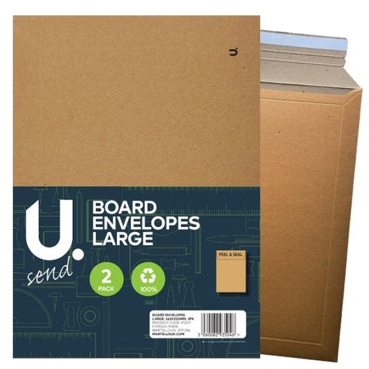Board Back Envelopes Large 265 x 350mm Pack of 2 P2247