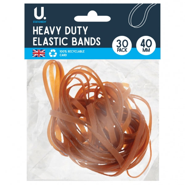 Heavy Duty Elastic Bands Pack of 30 P2304
