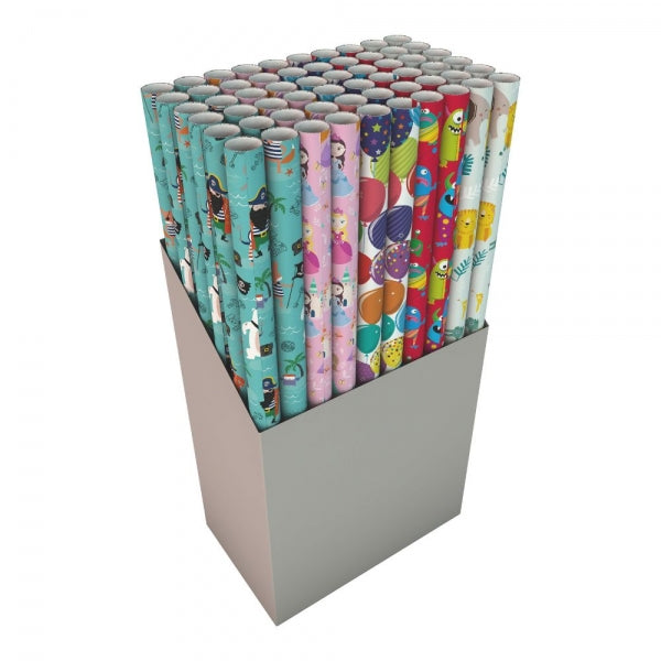 Kids Children Birthday Special Occasions Gift Wrapping Paper 2.5m x 70cm Assorted Designs P2416