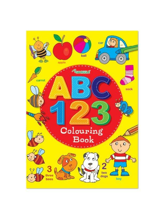 A4 My Brilliant ABC / 123  Children's Colouring Book P2821