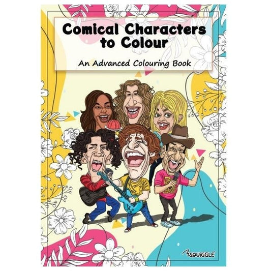 Advanced A4 Colouring Book Comical Character P2955