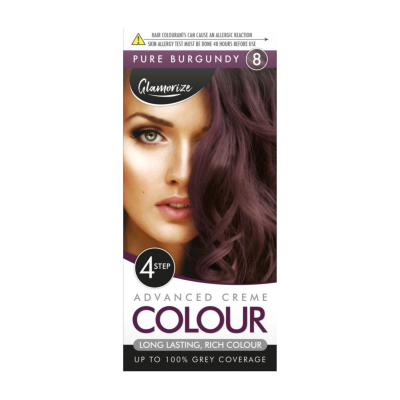 Women's Pure Burgundy Hair Dye No.8 Advanced Creme Colour 318587