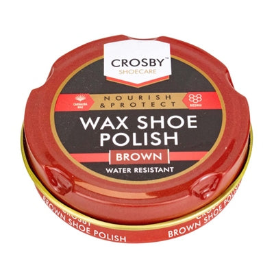 Wax Shoe Polish 50ml Brown 317156