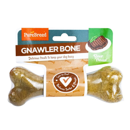 Pet Dog Treats Beef Gnawler Bone 105g 323616