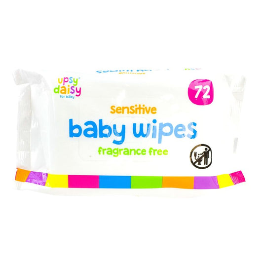 Sensitive Baby Wipes Fragrance Free Pack of 72 323194