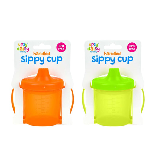 Plastic Baby Sippy Cup with Handles Assorted Colours 323716