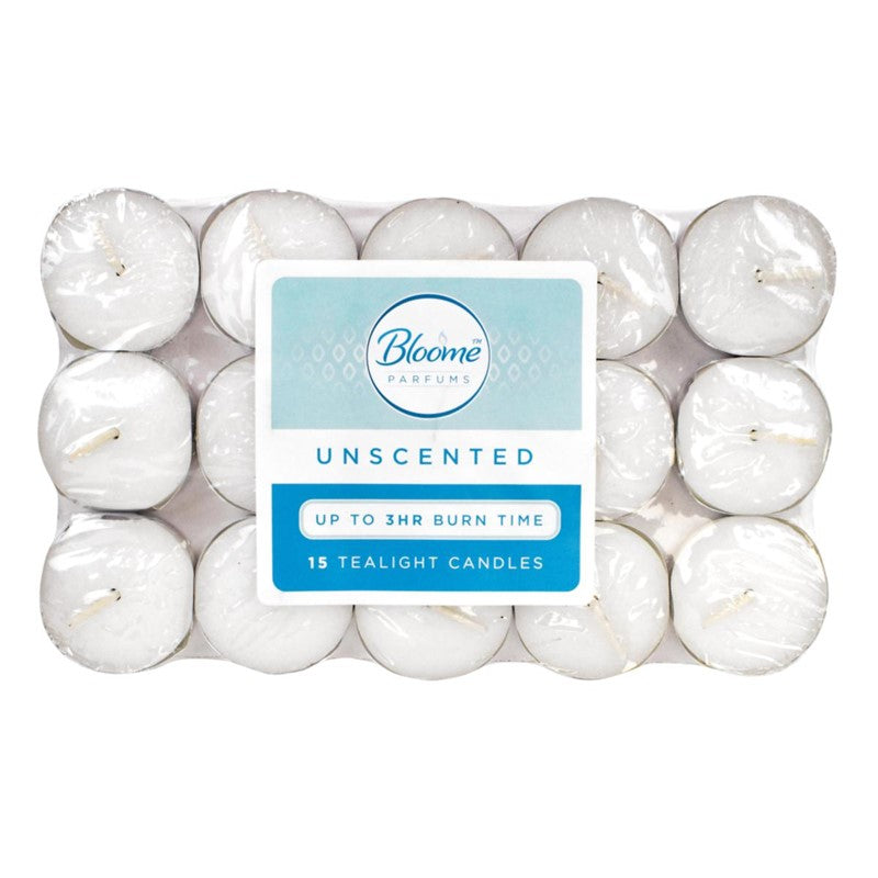 Bloome White Tealight Candles Pack of 15 321861