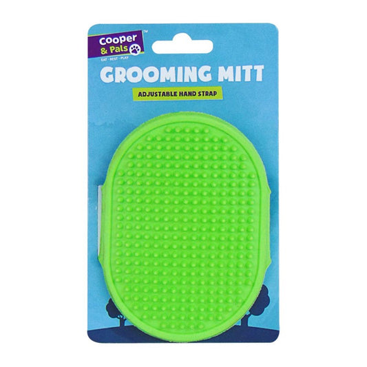 Pet Dog Cat Grooming Brushing Mitt with Adjustable Hand Strap 17.5 x 10.5 x 2cm 318827 / 323108