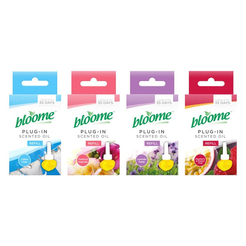 Bloome Air Freshener Scented Oil Plug In Refill Assorted Scents 322241