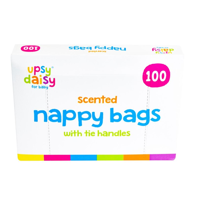 Scented Nappy Bags with Tie Handles Pack of 100 323188