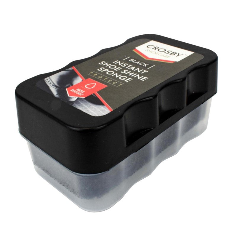 Instant Shoe Shine Polish Sponge Black 317158