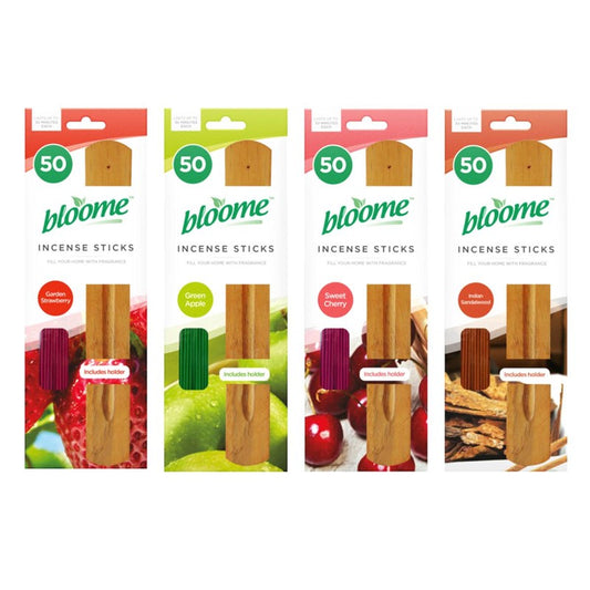Incense Sticks and Holder Pack of 50 Assorted Fragrance Scents 321225
