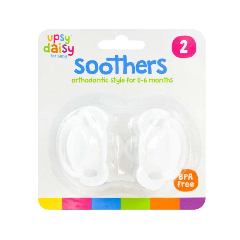 Silicone Soothers 0-6 Months Pack of 2 313748