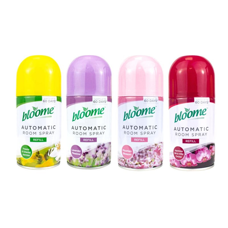 Bloome Automatic Air Freshener Refill Canister 250ml Assorted Scents 311932