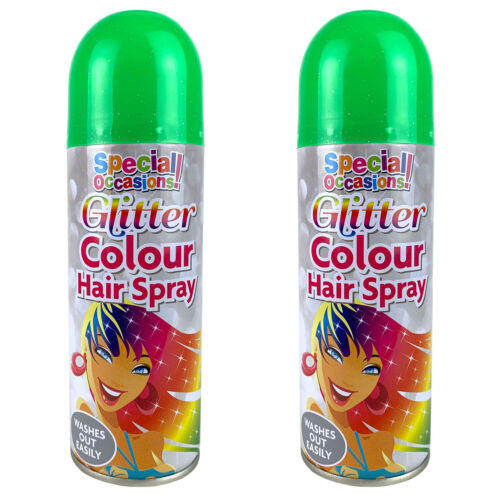 Rapide Washable Glitter Colour Hairspray 200ml Assorted Colours 5509