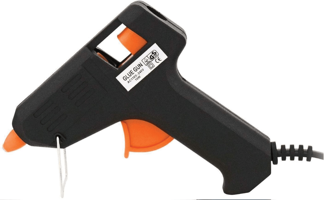 Hot Melt Glue Gun With Anti Drip Nozzle including 100 Glue Sticks 8601