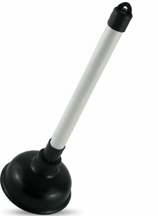 Heavy Duty Bathroom Toilet Plunger Drainer Plastic Stick CK4068 A
