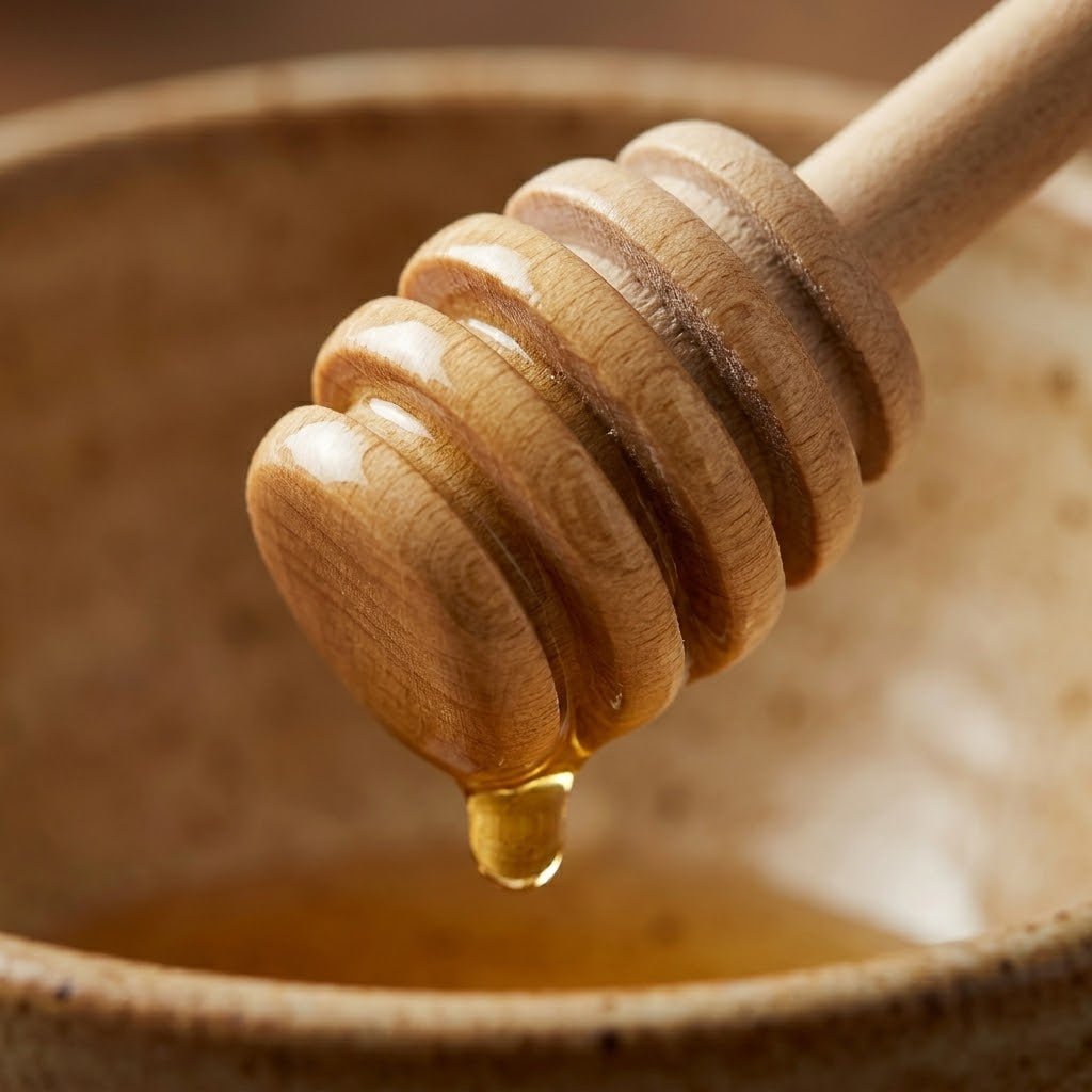 Wooden Honey Dripping Spoon 15 x 2.3 cm Pack of 4 7204