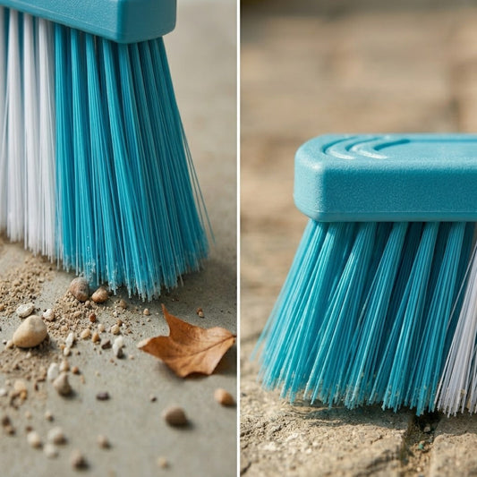 Stiff Hard Bristle Cleaning Broom Head 25 x 5 CM, 180g Assorted Colours, SKU ZP157