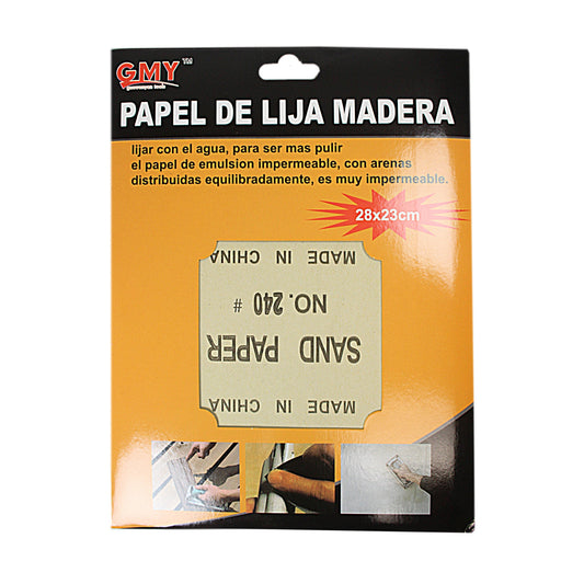 DIY Abrasive Sanding Paper 28 x 23 cm Pack of 6 3125
