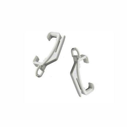 Curtain Rail Glider Hooks White/Silver Curtain Hooks Home Diy 0887 / 8870